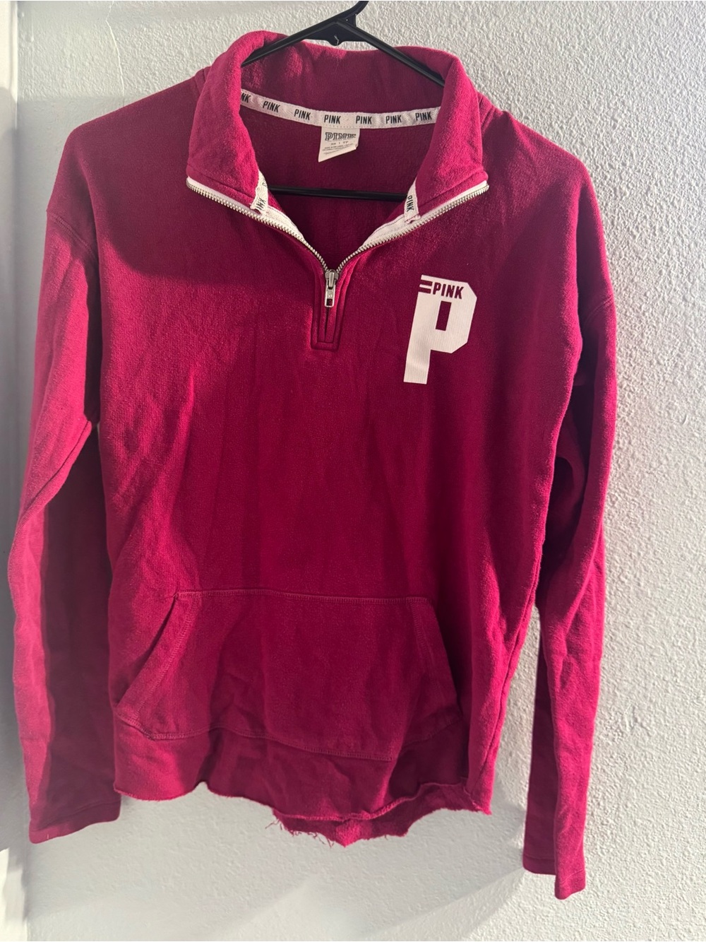 PINK Victoria's Secret Half Zip Sweater